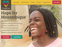 Tablet Screenshot of evanjafrica.org